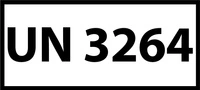 Nalepka UN 3264 (FOLIA) 12x6cm (rolka po 250 sztuk nalepek)