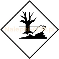 ADR label "environmentally hazardous substances" printed on FILM - 10x10cm (roll of 250 labels)