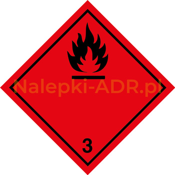 ADR label no. 3 - (roll of 250 labels - printed on FILM) 10x10cm