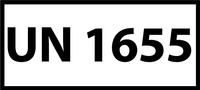 Nalepka UN1655 (FOLIA) 12x6cm (rolka po 250 sztuk nalepek)