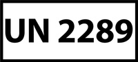 Nalepka UN2289 (FOLIA) 12x6cm (rolka po 250 sztuk nalepek)