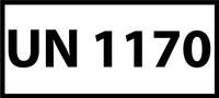 Nalepka UN1170 (FOLIA) 12x6cm (rolka po 250 sztuk nalepek)