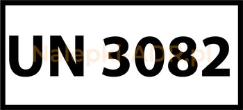 Nalepka UN3082 (FOLIA) 12x6cm (rolka po 250 sztuk nalepek)