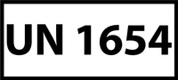 Nalepka UN1654 (FOLIA) 12x6cm (rolka po 250 sztuk nalepek)