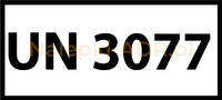 Nalepka UN3077 (FOLIA) 12x6cm (rolka po 250 sztuk nalepek)