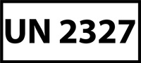 Nalepka UN2327 (FOLIA) 12x6cm (rolka po 250 sztuk nalepek)
