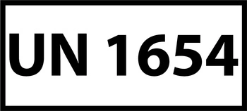 Nalepka UN1654 (FOLIA) 12x6cm (rolka po 250 sztuk nalepek)