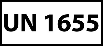 Nalepka UN1655 (FOLIA) 12x6cm (rolka po 250 sztuk nalepek)