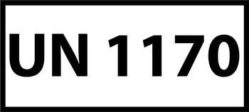 Nalepka UN 1170 (FOLIA) 12x6cm (rolka po 250 sztuk nalepek)